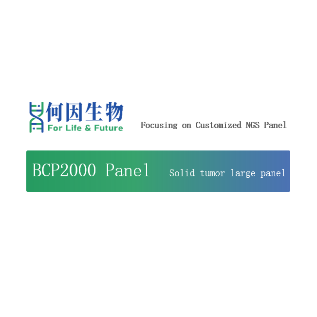 BCP2000 肿瘤大 Panel 新品，覆盖 1900+ 实体瘤基因